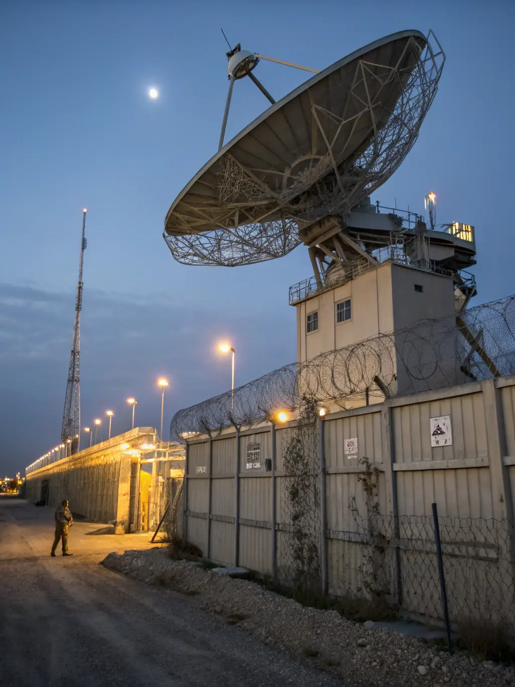 A high-resolution image depicting a secure satellite communication network with encrypted signals, emphasizing the confidentiality and integrity of data transmission.